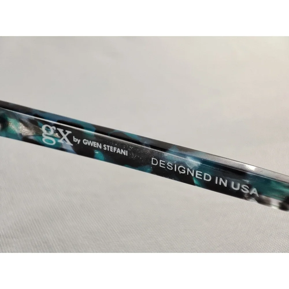 gx by Gwen Stefani GX057‎ TEA Teal Tortoise Eyeglass Frames 51-16-135